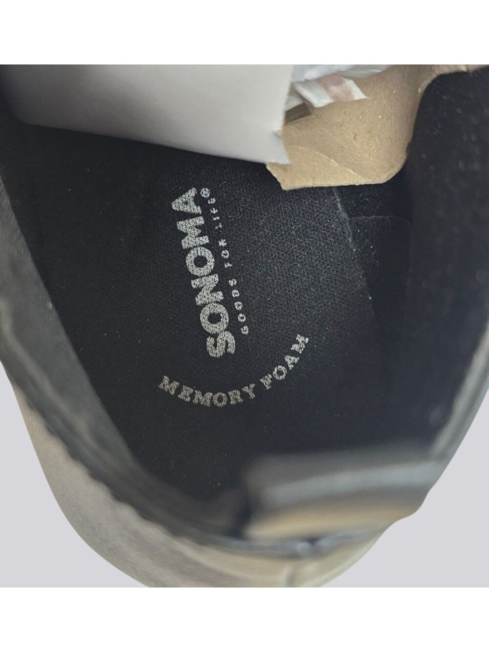 Women's Black Sonoma Millo Memory Foam Ankle Booties Size 10 With Zipper Closure - Picture 7 of 13